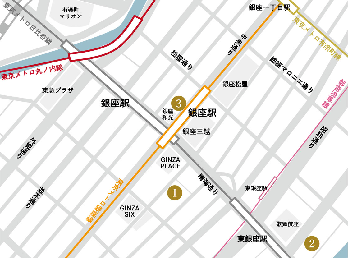 銀座マップ